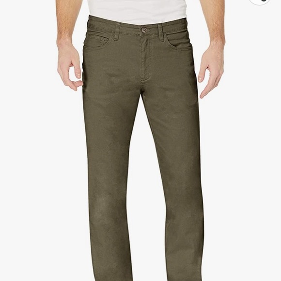 Goodthreads Men's Slim-Fit 5 Pocket Corduroy Pant, -Olive, 42L  x 28L  NEW! - Picture 1 of 3